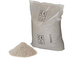 A 25kg-bag of high quality silica quartz sand A 25kg-bag of high quality silica quartz sand