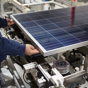 Solar panel manufacturing using Silica Quartz Sand